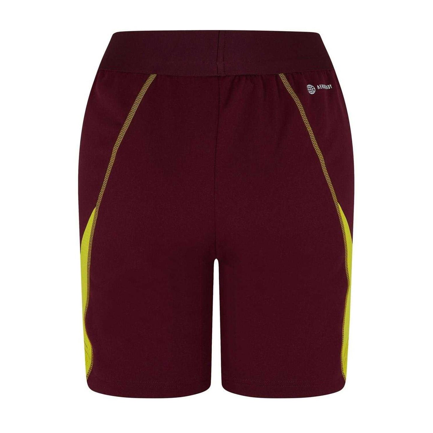 Maroon Red-Athletic - Back - Adidas Unisex Adult Goalkeeping Goalkeeper Shorts