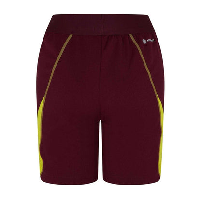 Maroon Red-Athletic - Back - Adidas Unisex Adult Goalkeeping Goalkeeper Shorts