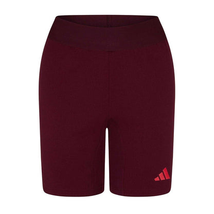 Maroon Red-Athletic - Front - Adidas Unisex Adult Goalkeeping Goalkeeper Shorts