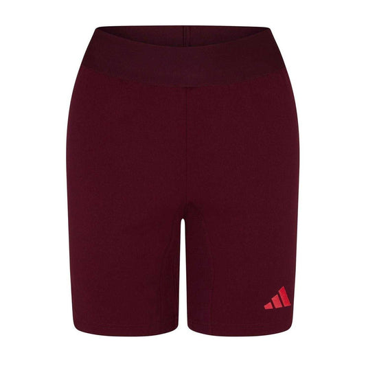 Maroon Red-Athletic - Front - Adidas Unisex Adult Goalkeeping Goalkeeper Shorts