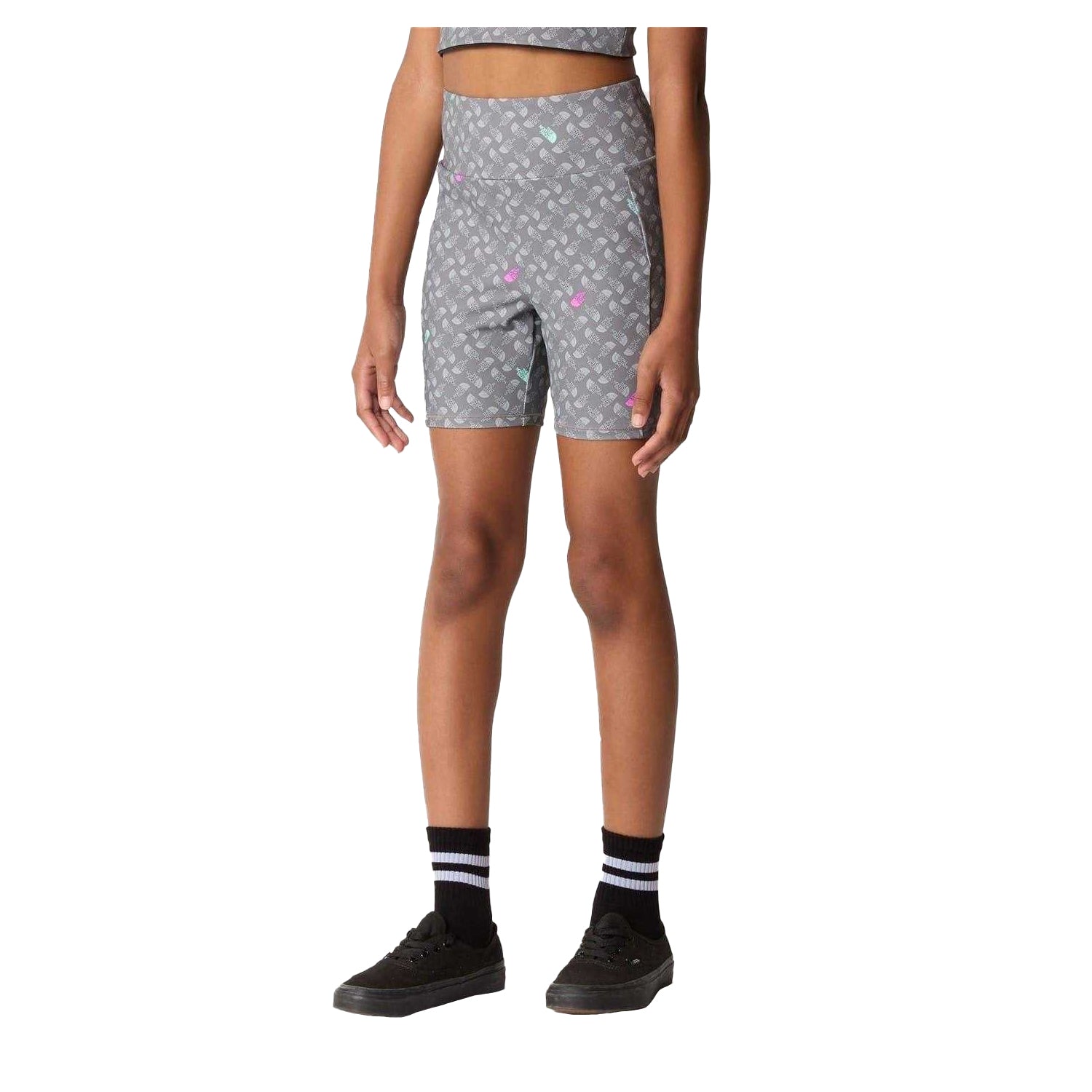 Pearl Print - Side - The North Face Girls Cycling Shorts