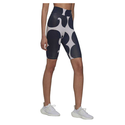 Purple - Lifestyle - Adidas Womens-Ladies Mmk Biker Shorts