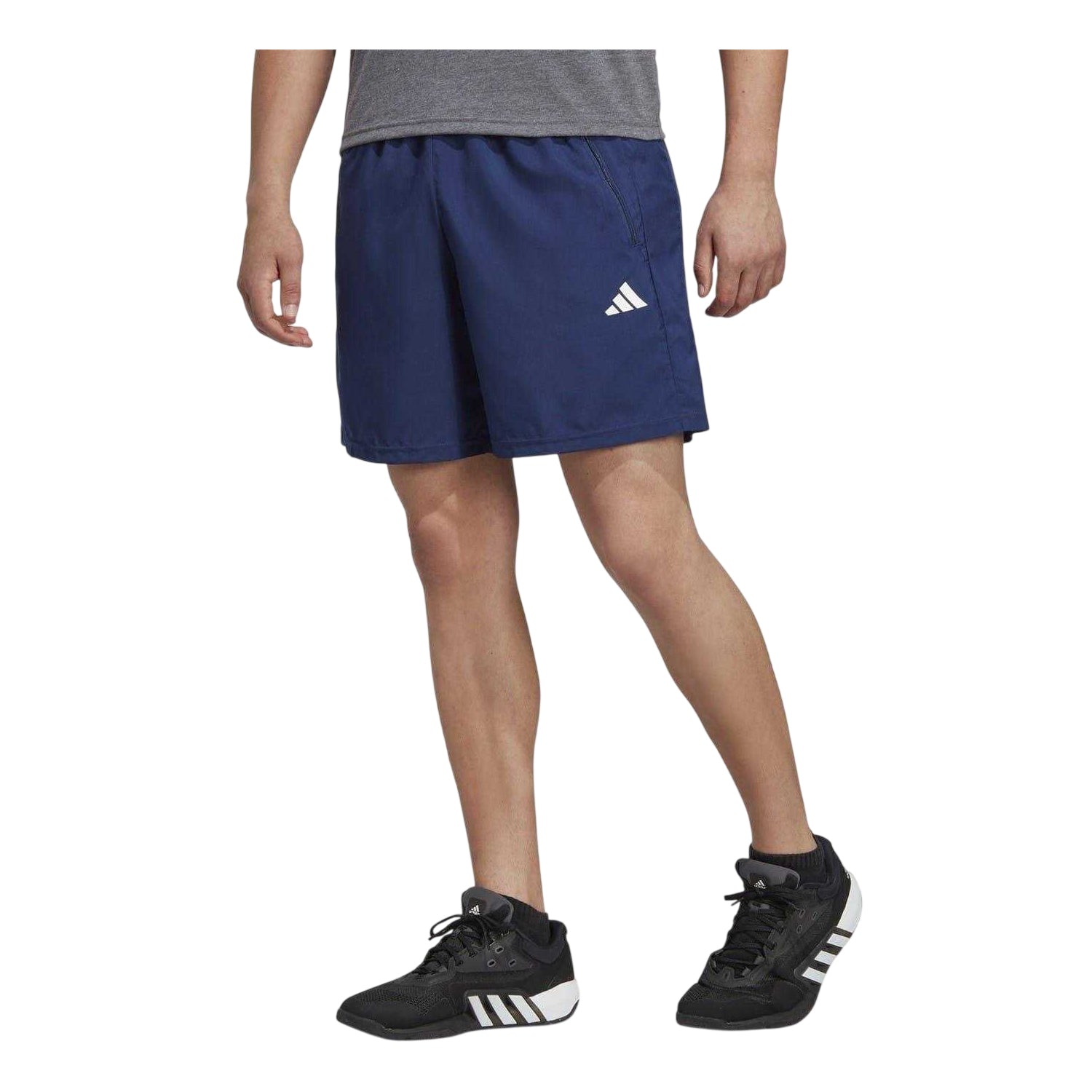 Dark Blue-White - Lifestyle - Adidas Mens Shorts