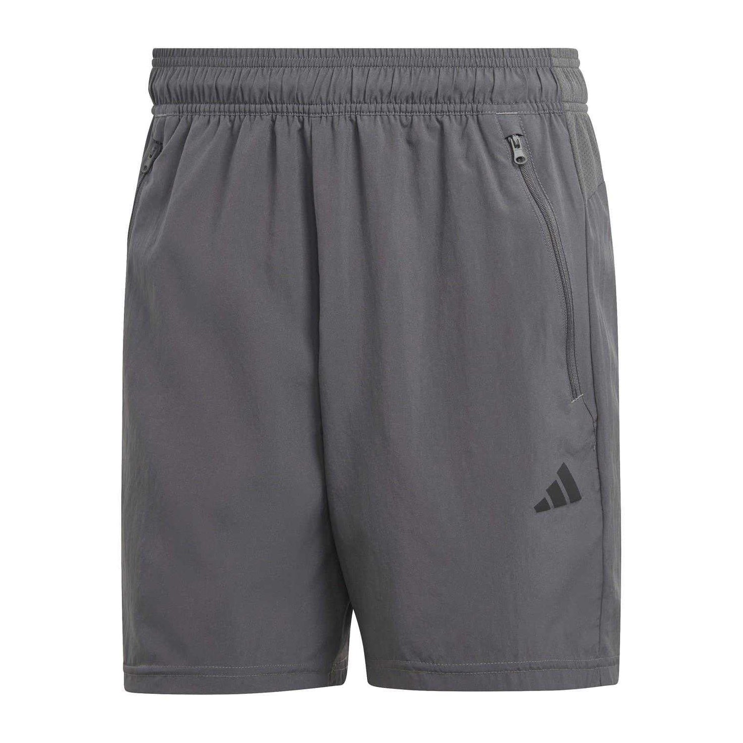 Grey Five-Black - Front - Adidas Mens Shorts