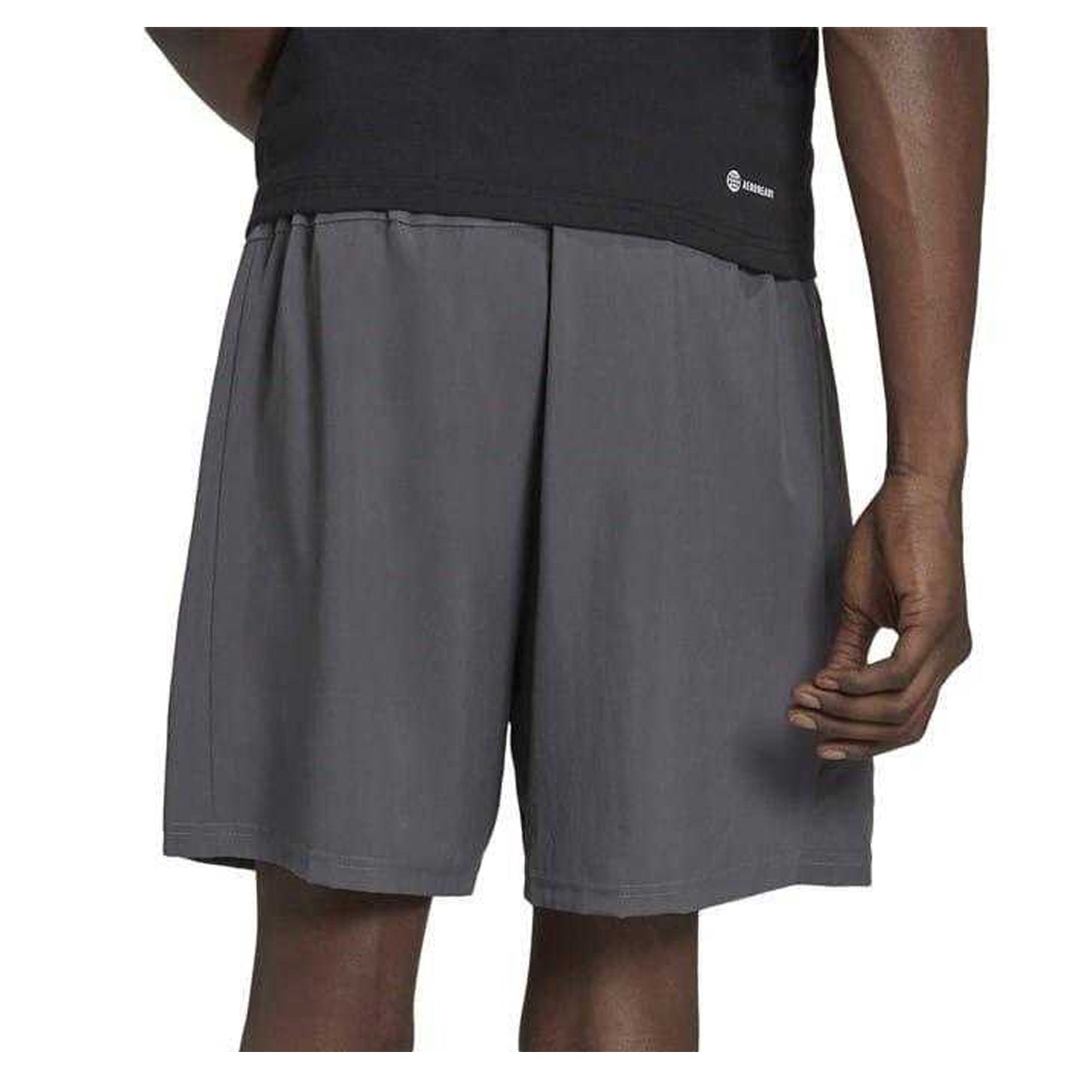 Grey Five-Black - Back - Adidas Mens Shorts