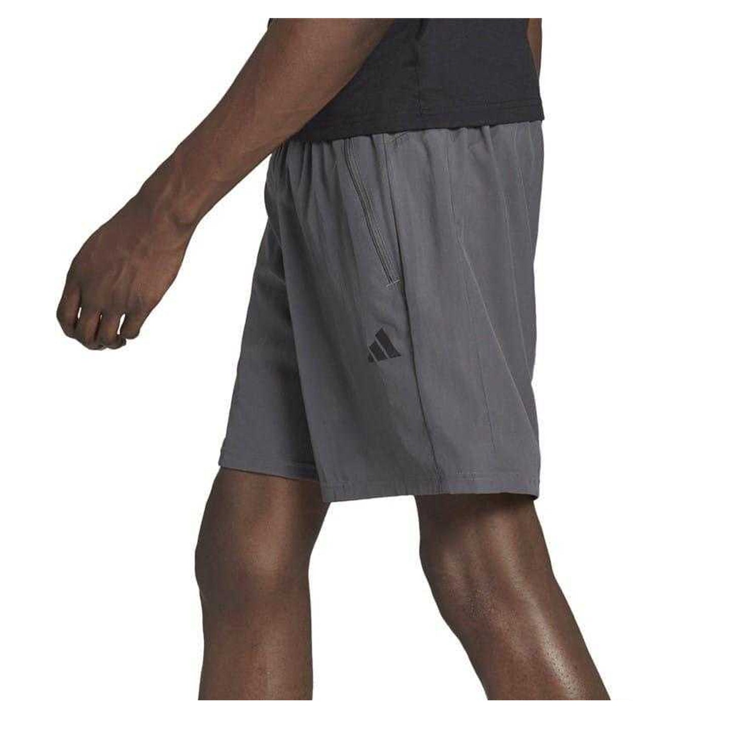 Grey Five-Black - Side - Adidas Mens Shorts