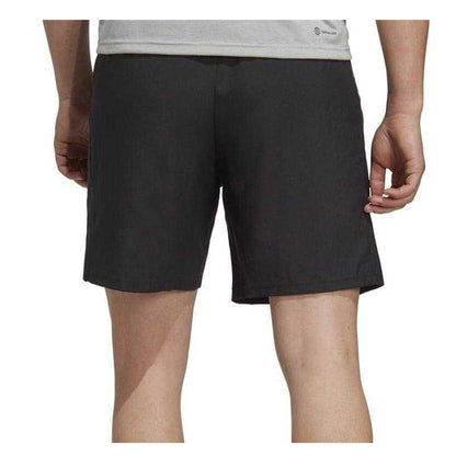 Black-White - Back - Adidas Mens Shorts
