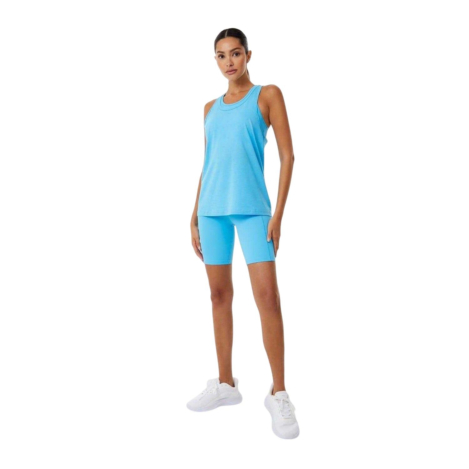 Aqua - Lifestyle - USA Womens-Ladies Moisture Wicking Cycling Shorts
