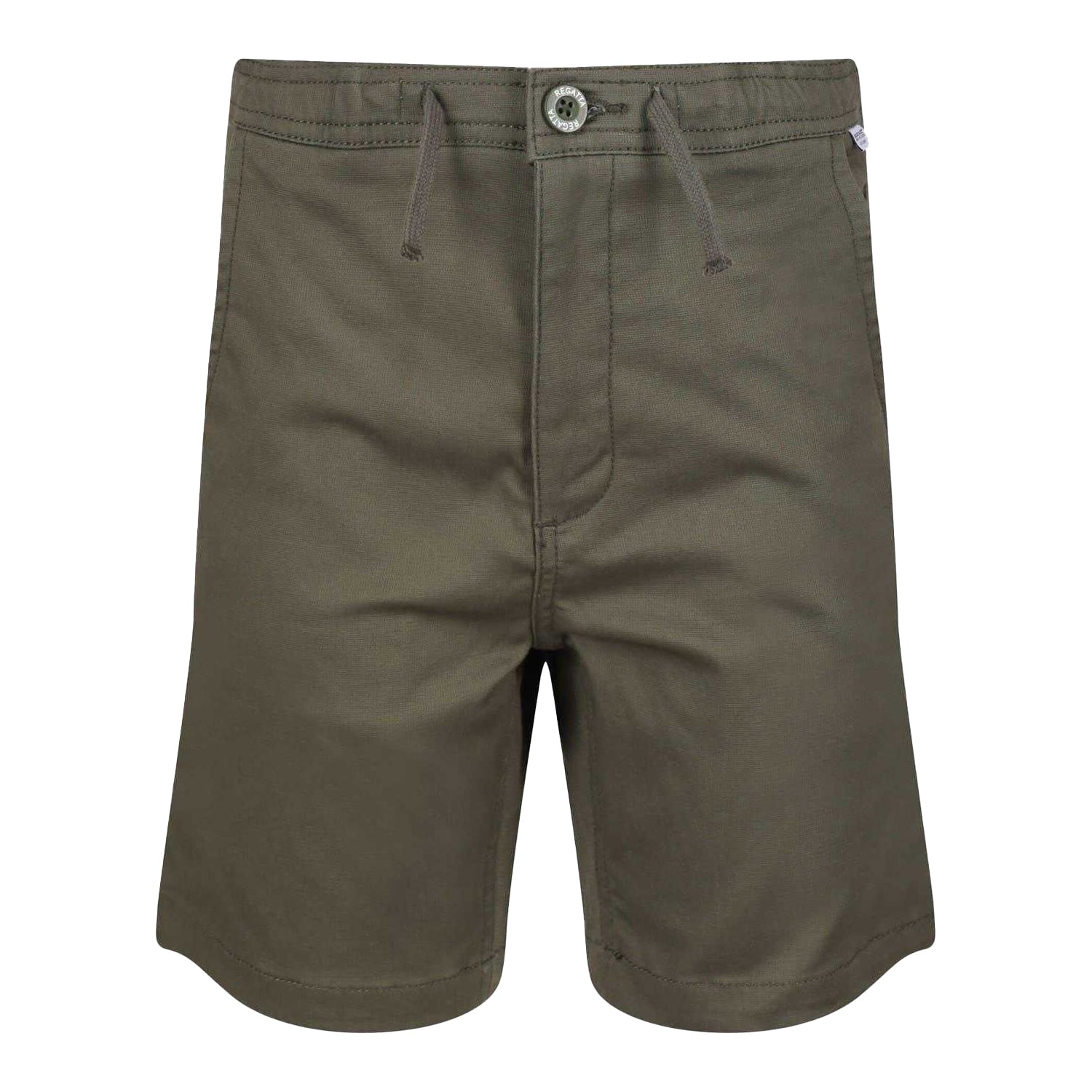 Green - Front - Regatta Childrens-Kids Alber Chino Shorts