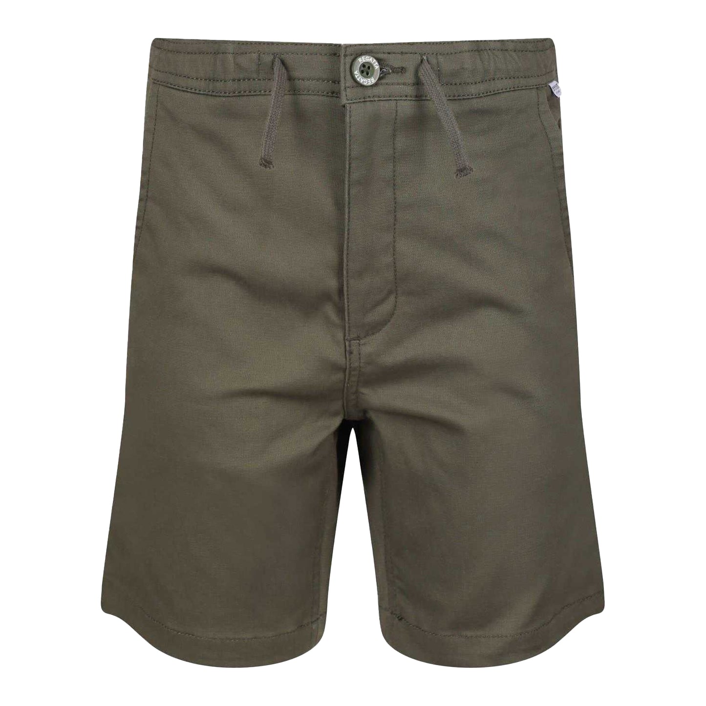 Green - Front - Regatta Childrens-Kids Alber Chino Shorts