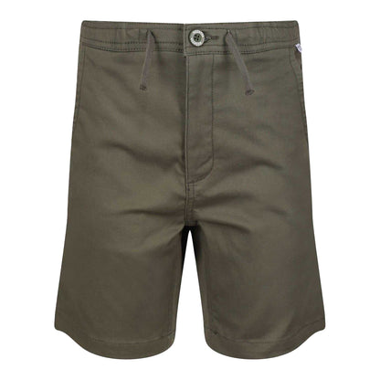 Green - Front - Regatta Childrens-Kids Alber Chino Shorts