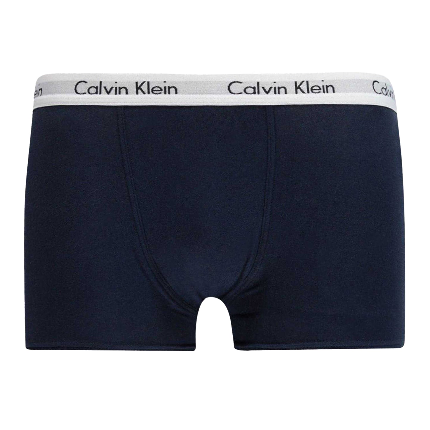 Navy-Aqua - Back - Calvin Klein Boys Boxer Shorts (Pack of 2)