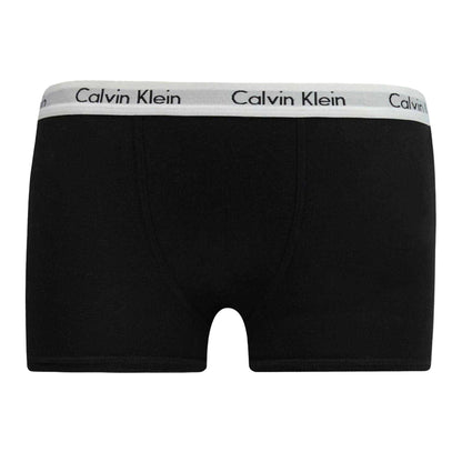 Black-Red - Back - Calvin Klein Boys Boxer Shorts (Pack of 2)