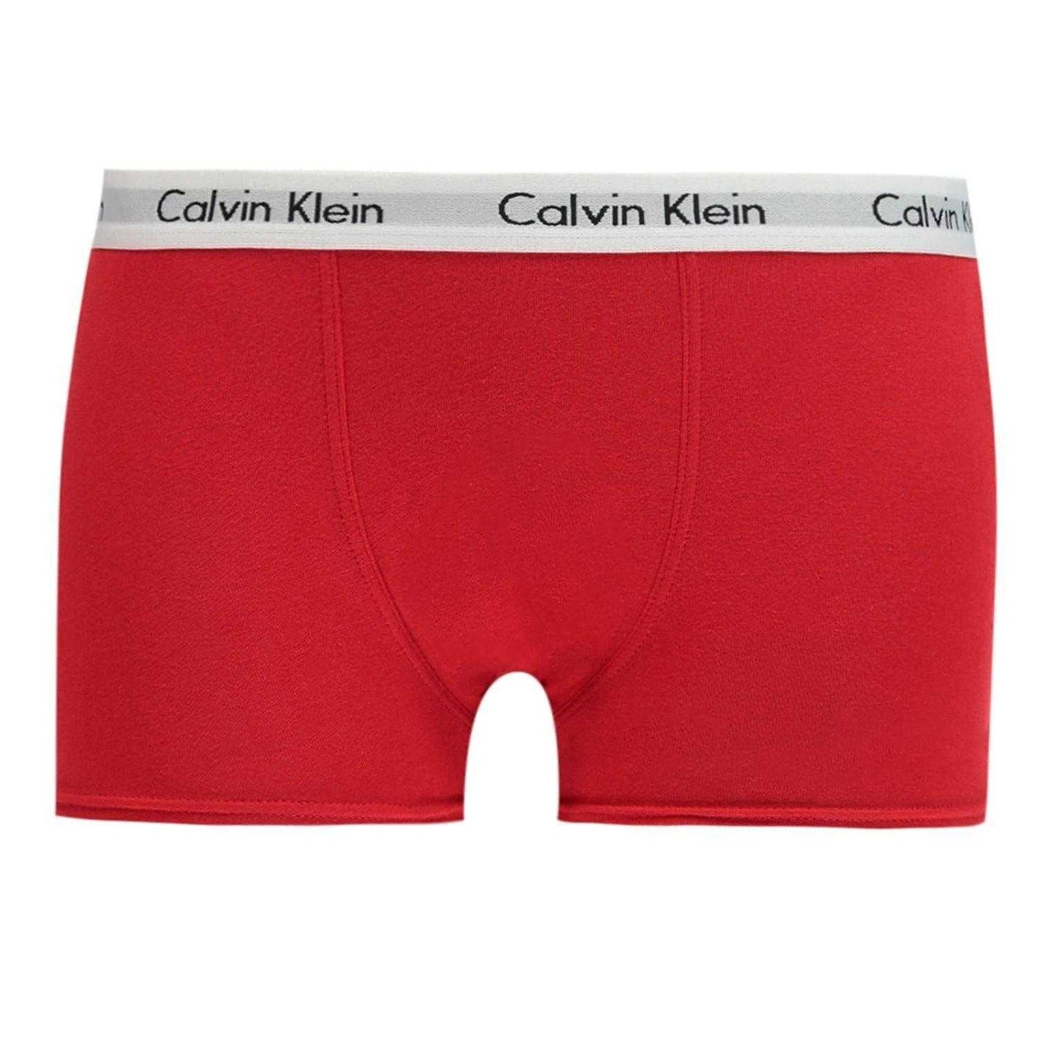 Black-Red - Side - Calvin Klein Boys Boxer Shorts (Pack of 2)