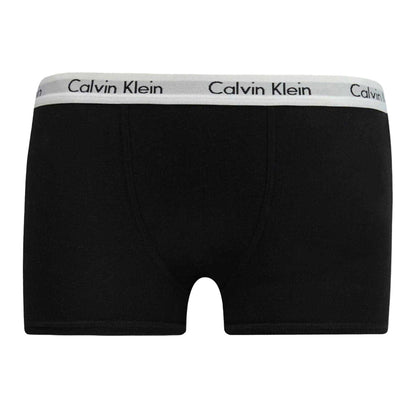 Black-Royal Blue - Back - Calvin Klein Boys Boxer Shorts (Pack of 2)