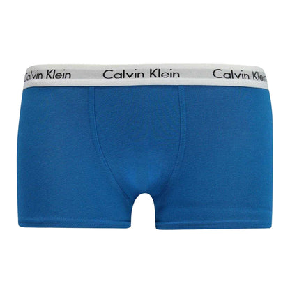 Black-Royal Blue - Side - Calvin Klein Boys Boxer Shorts (Pack of 2)