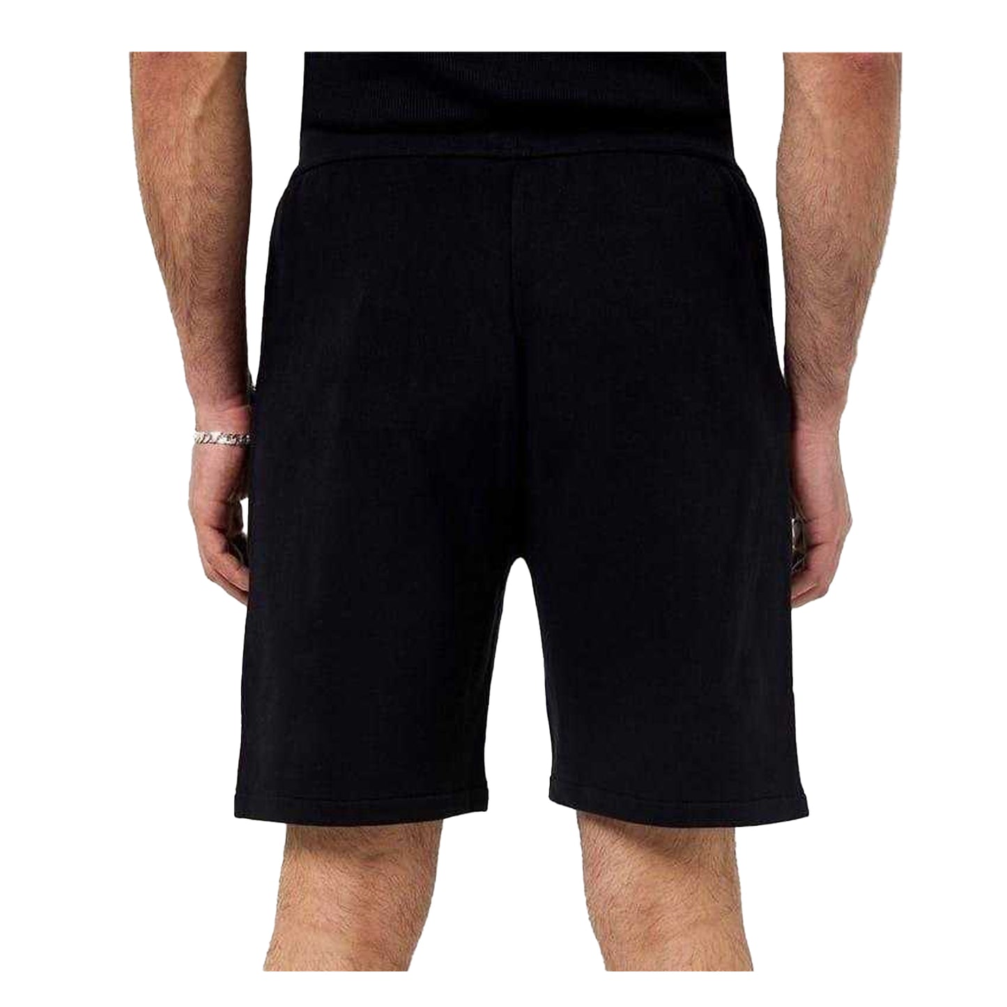 Black - Back - Boss Mens Cotton Sweat Shorts