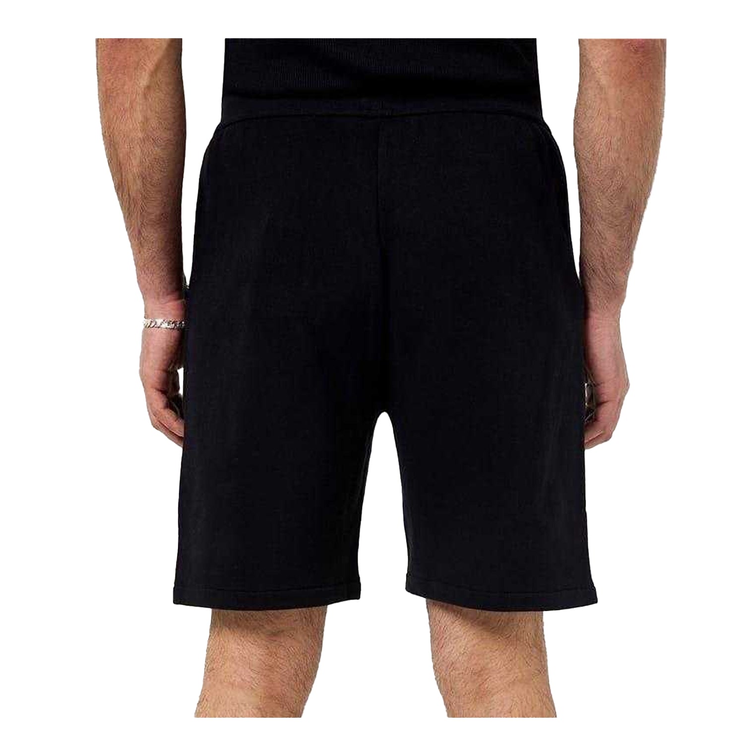 Black - Back - Boss Mens Cotton Sweat Shorts