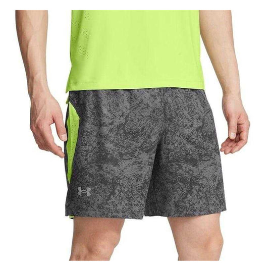 Rock-Green - Front - Under Armour Mens Launch Pro Running Shorts