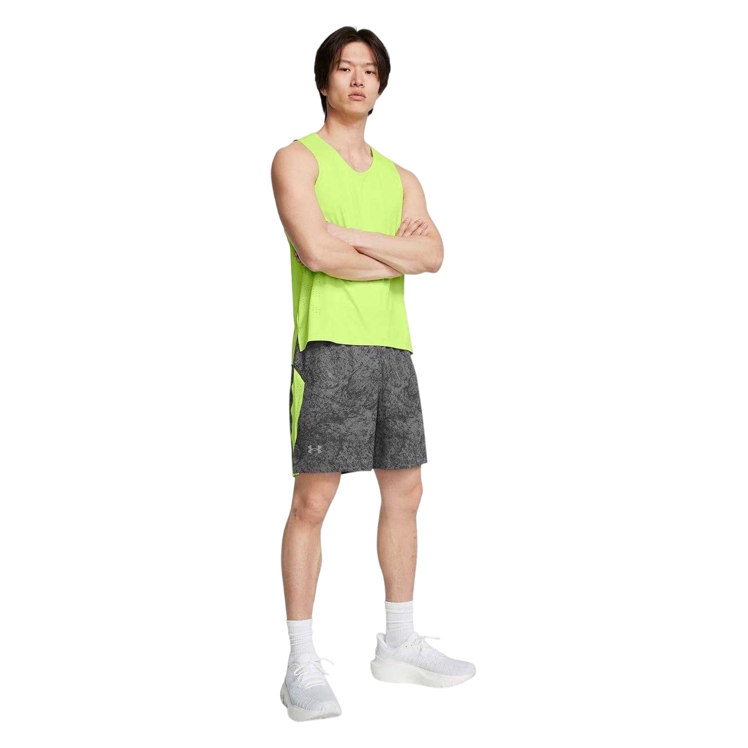 Rock-Green - Lifestyle - Under Armour Mens Launch Pro Running Shorts