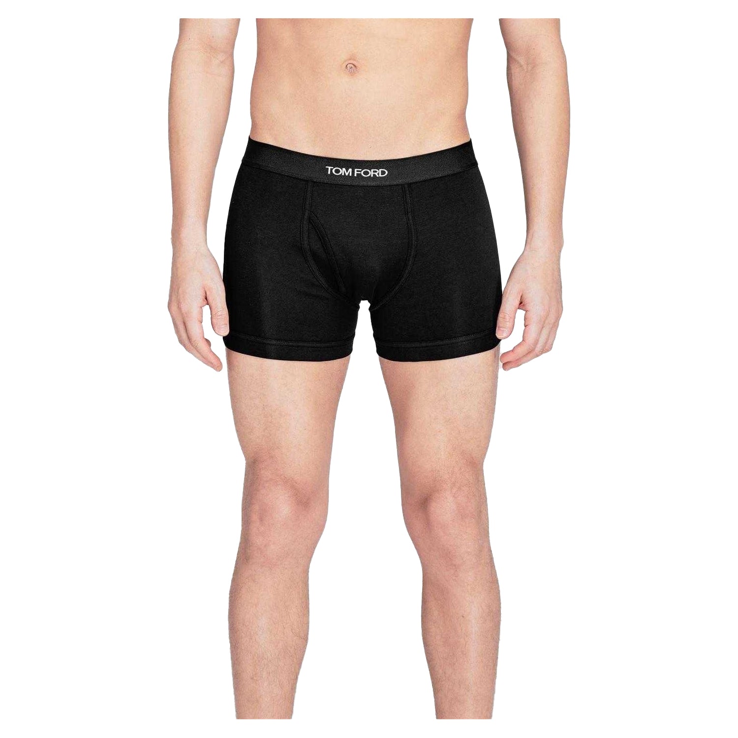 Black - Lifestyle - Tom Ford Mens Cotton Jersey Boxer Shorts