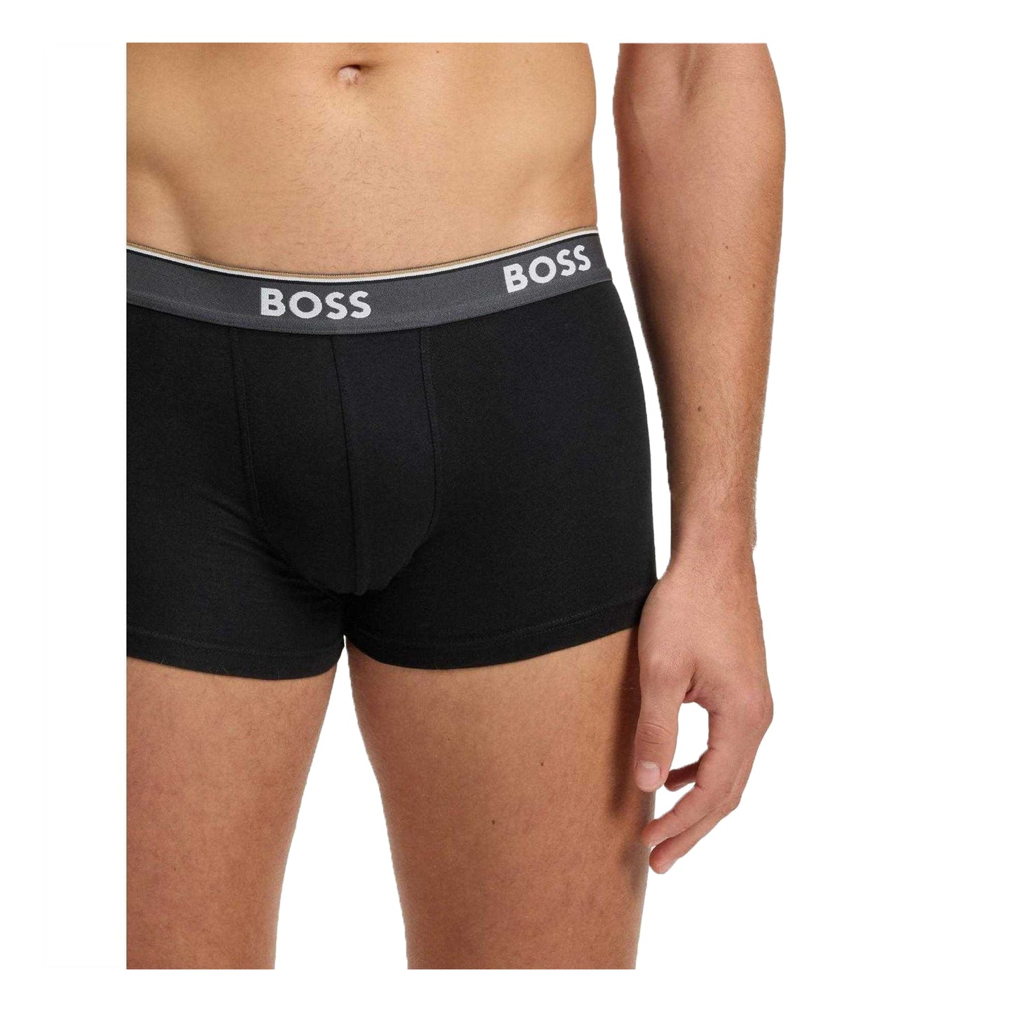 Multicoloured - Back - Boss Mens Boxer Briefs (Pack of 3)
