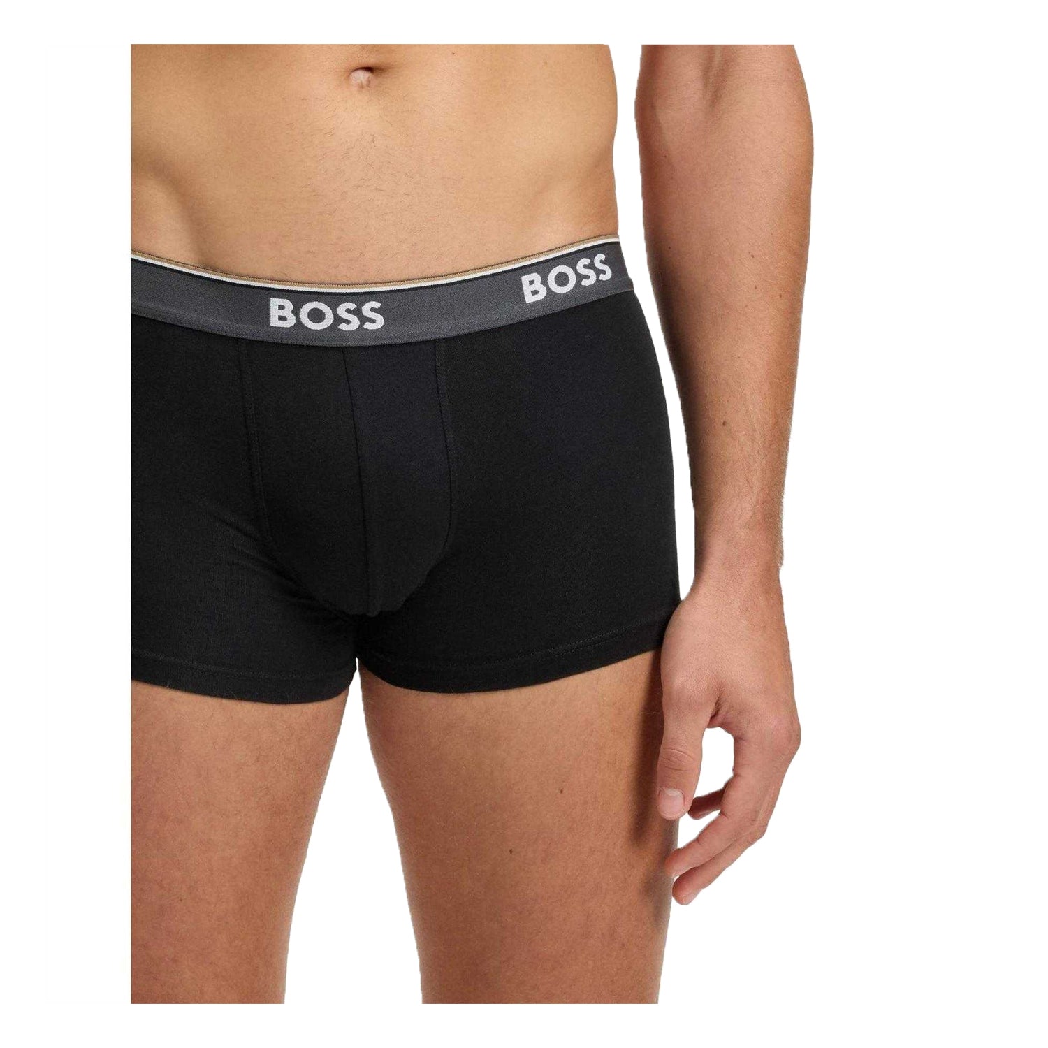Multicoloured - Back - Boss Mens Boxer Briefs (Pack of 3)