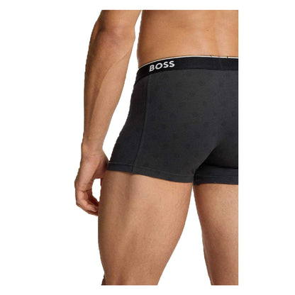 Multicoloured - Side - Boss Mens Boxer Briefs (Pack of 3)