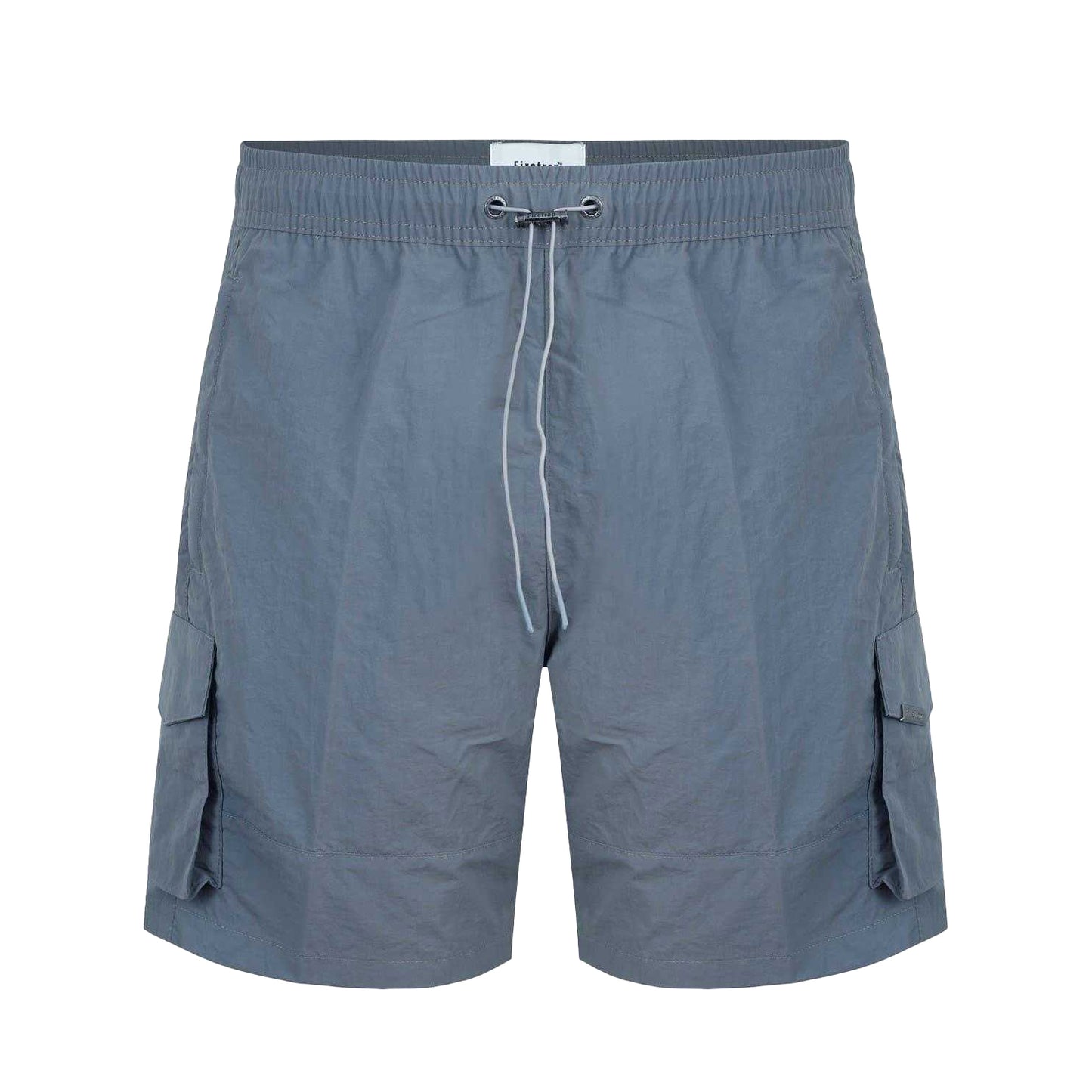 Grey - Front - Firetrap Mens Elasticated Waist Cargo Shorts