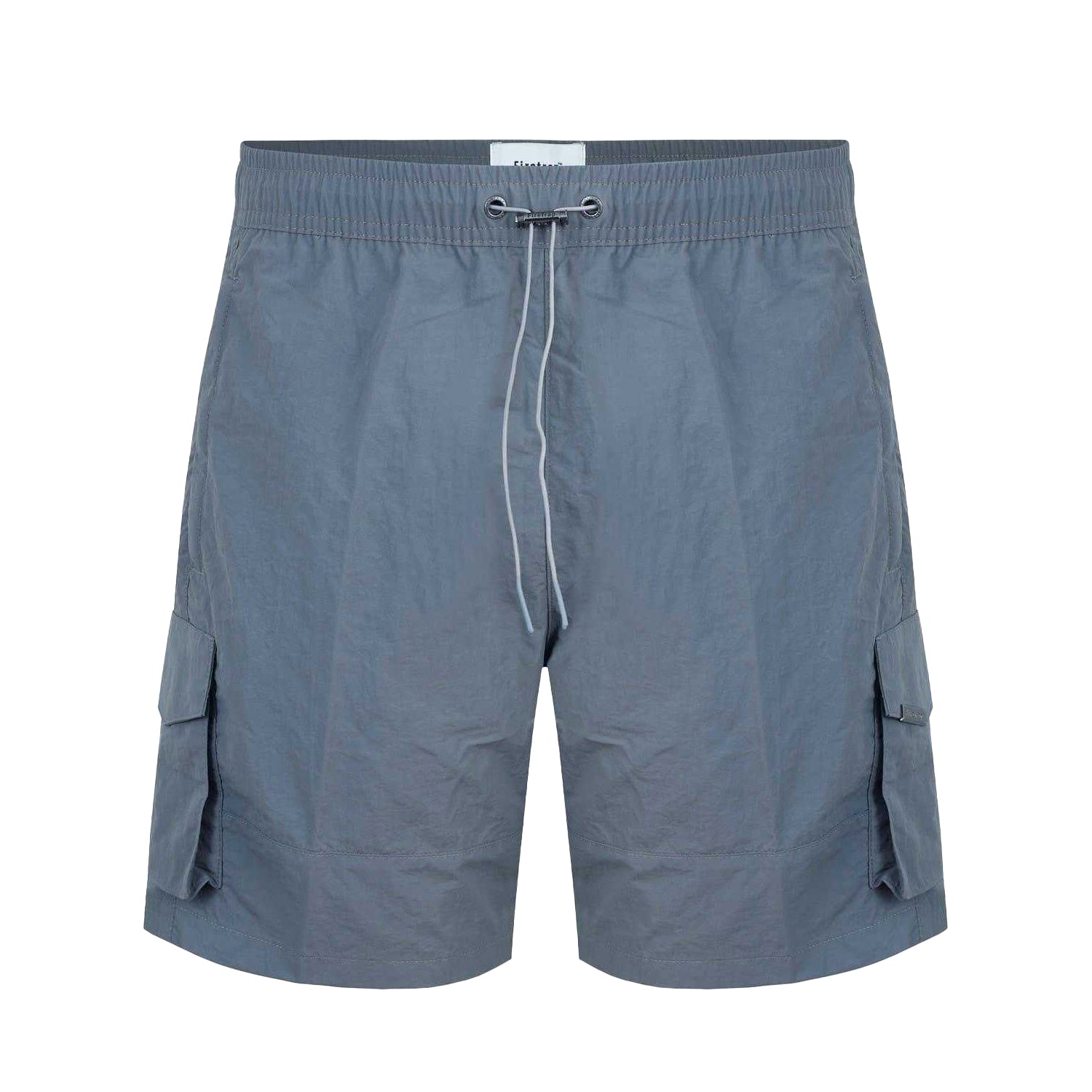 Grey - Front - Firetrap Mens Elasticated Waist Cargo Shorts