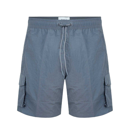 Grey - Front - Firetrap Mens Elasticated Waist Cargo Shorts