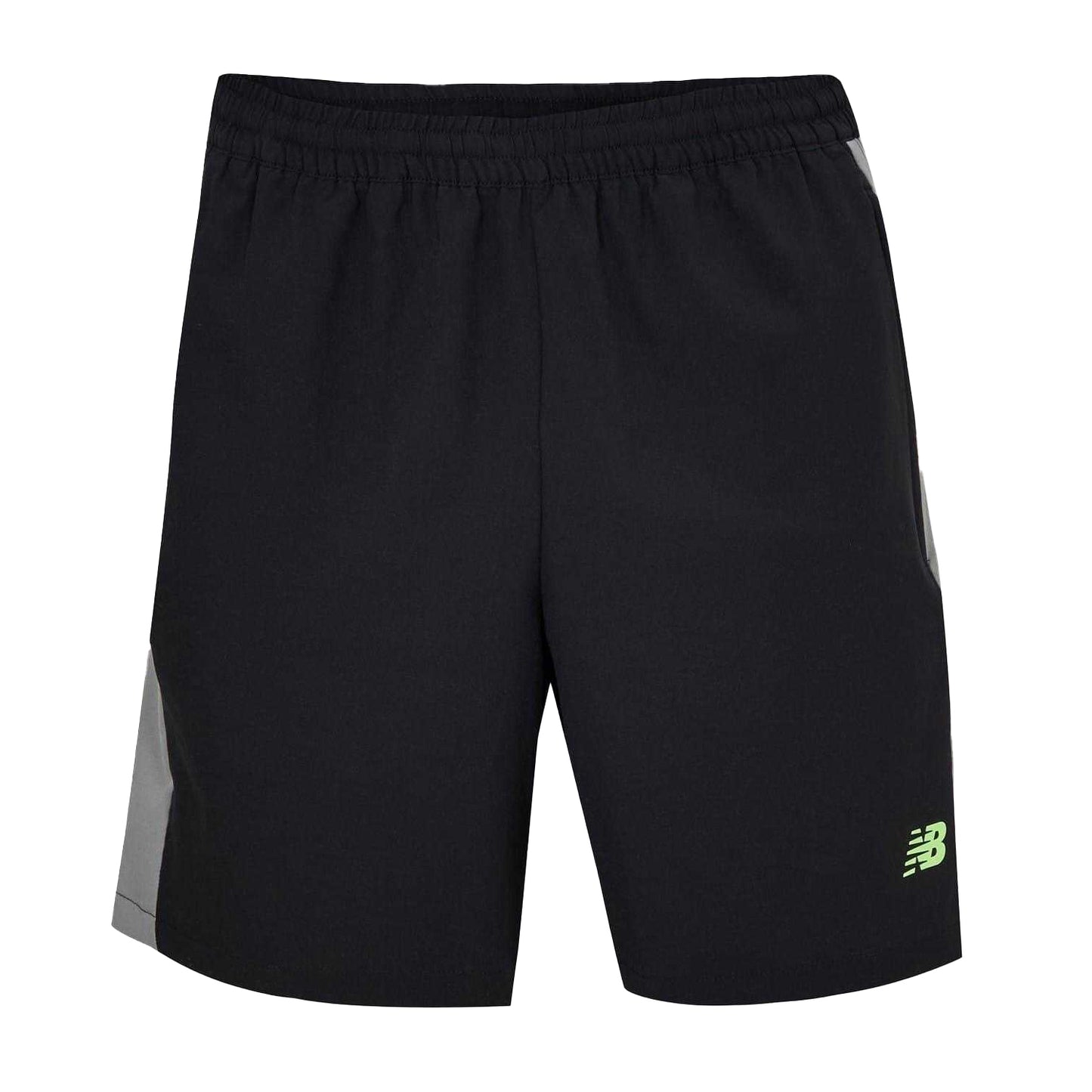 Black - Front - New Balance Mens Woven Shorts