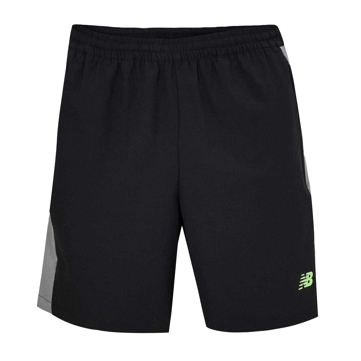 Black - Front - New Balance Mens Woven Shorts