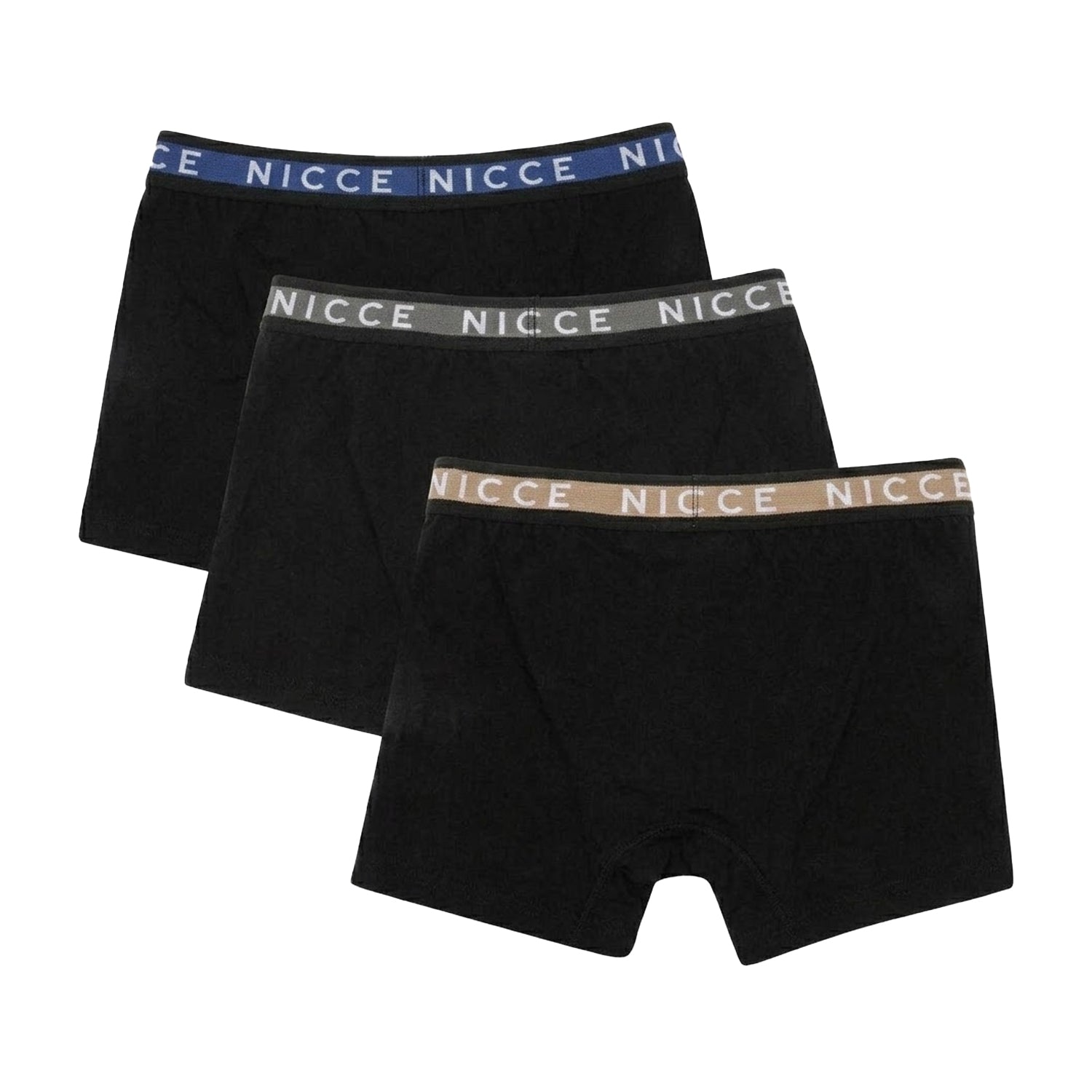 Black - Back - Nicce Boys Stanwood Boxer Briefs (Pack of 5)