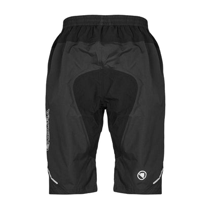 Black - Back - Endura Mens Reflective Detail Bib Shorts