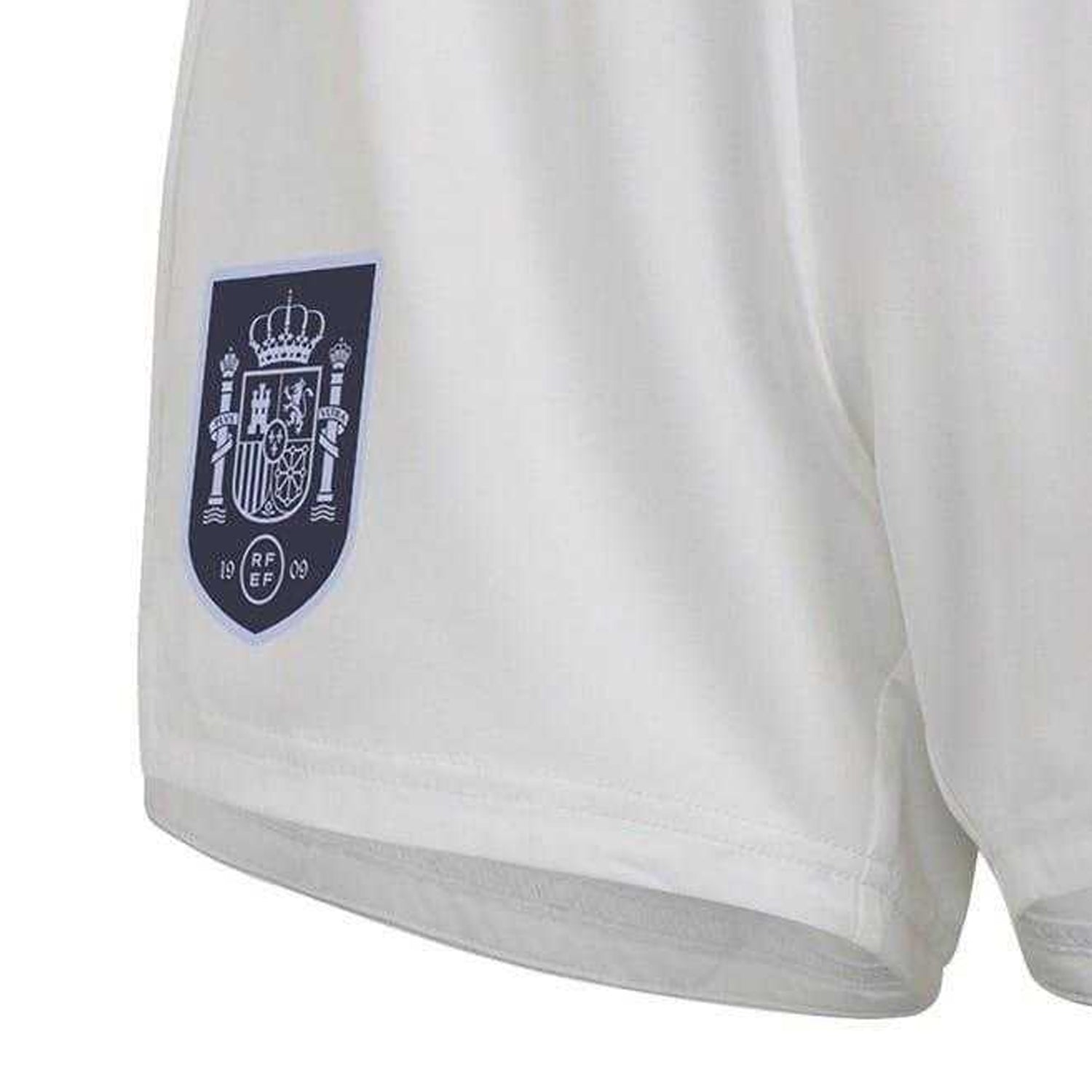 White - Side - Adidas Womens-Ladies Spain Spanish Flag Football Shorts