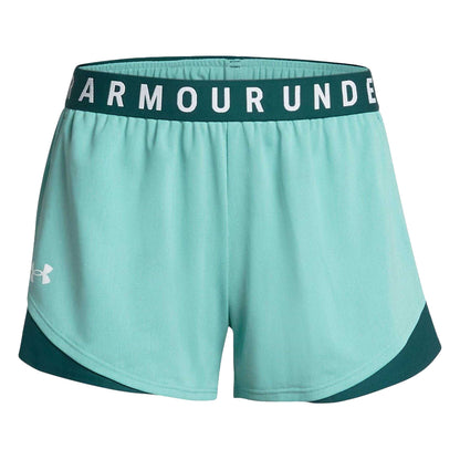 Green - Front - Under Armour Womens-Ladies Play Up Shorts