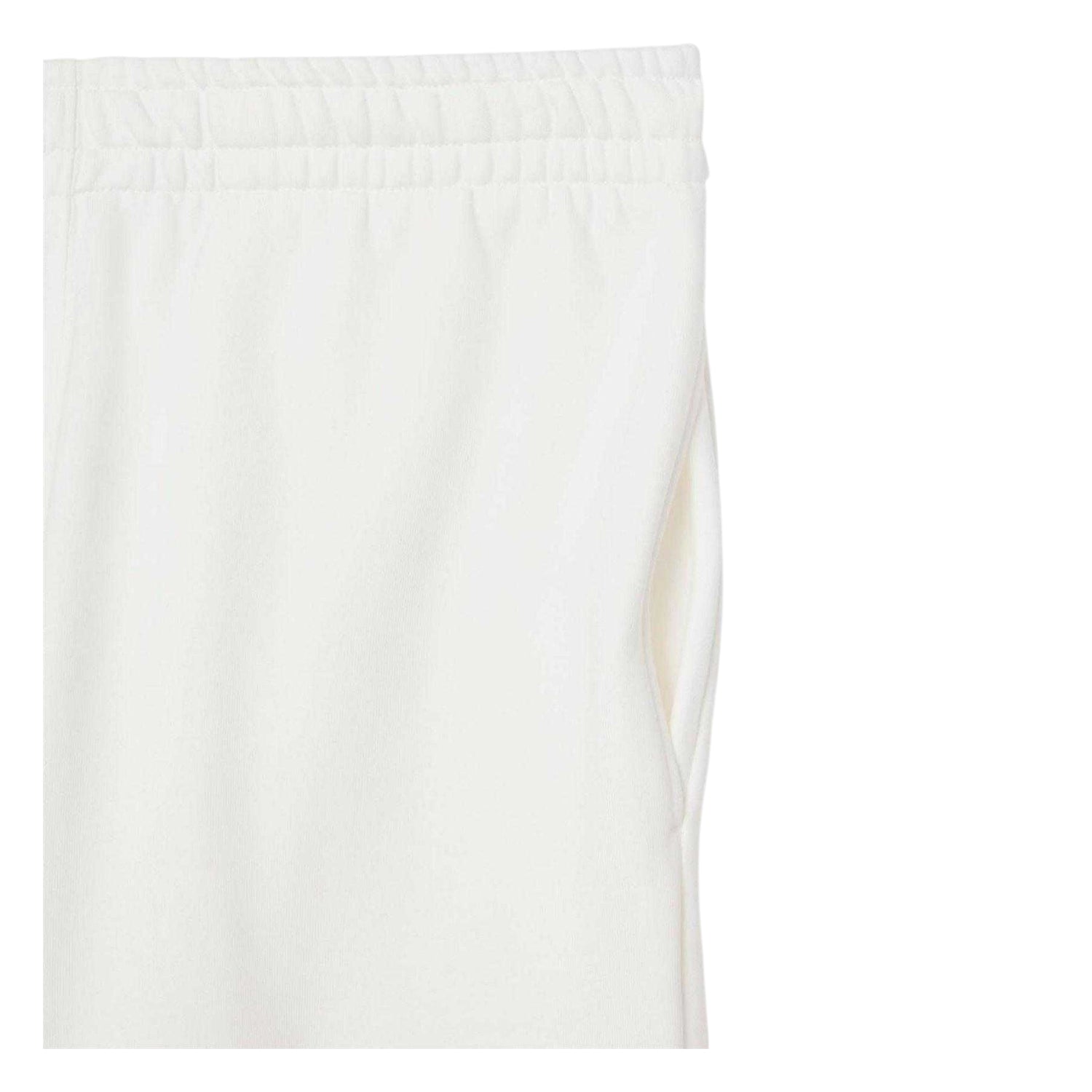 Cream - Back - Lacoste Mens Cotton Graphic Print Regular Shorts