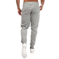 Grey - Back - Original Penguin Mens Pete Fleece Jogging Bottoms