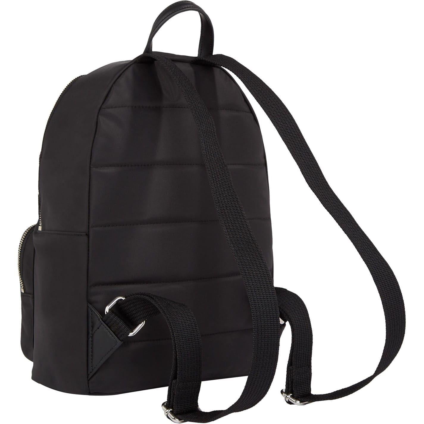 Black - Back - Tommy Hilfiger Logo Backpack