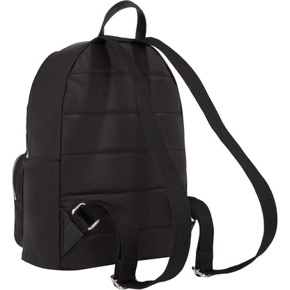 Black - Back - Tommy Hilfiger Logo Backpack