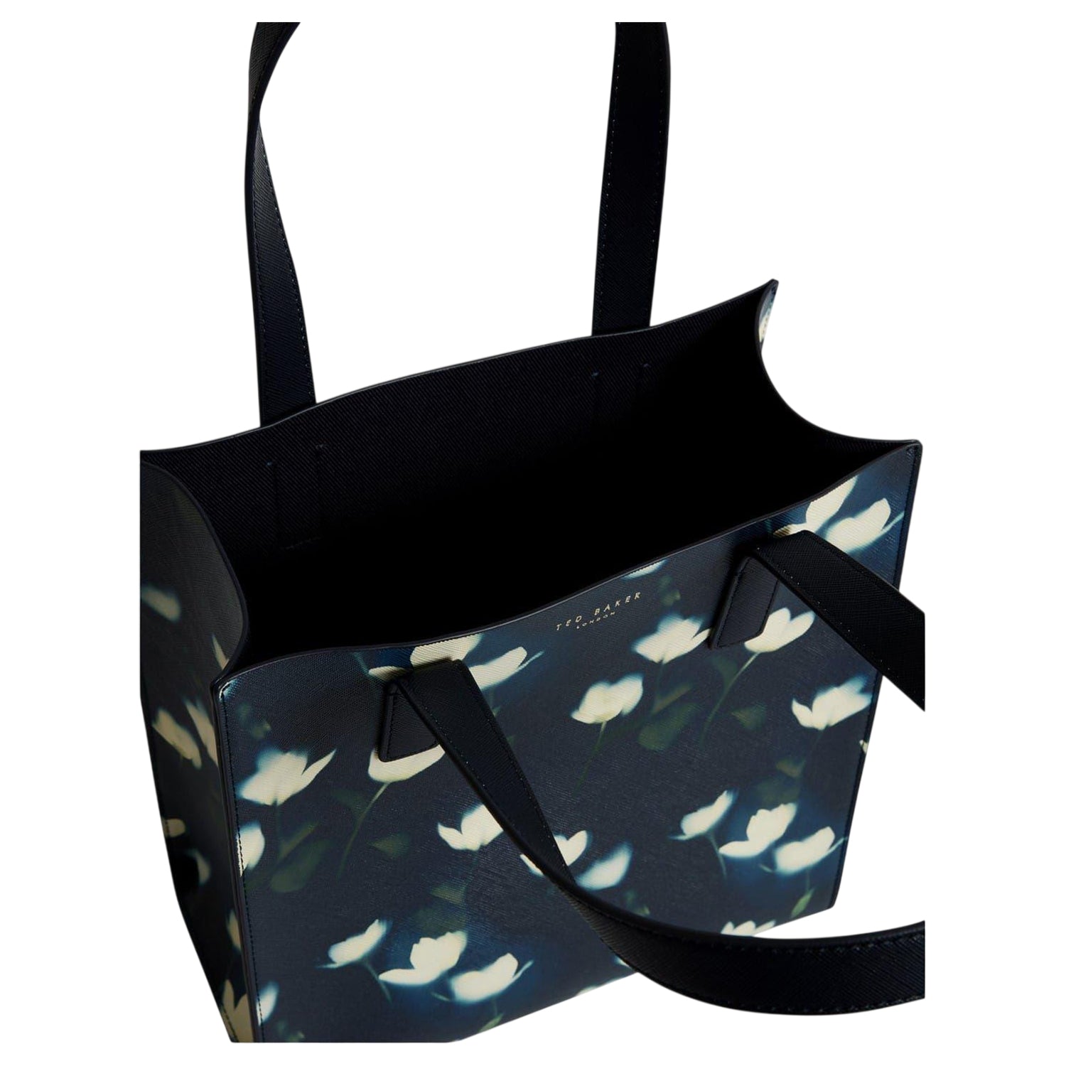 Navy - Back - Ted Baker Womens-Ladies Floral Everyday Tote Bag