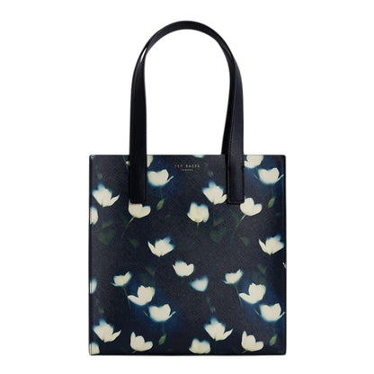 Navy - Front - Ted Baker Womens-Ladies Floral Everyday Tote Bag