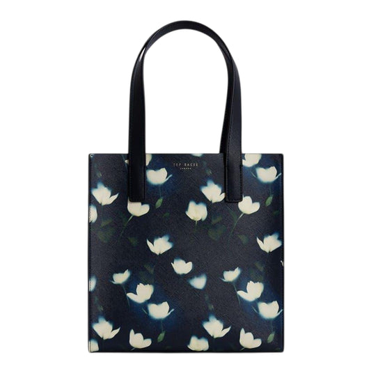 Navy - Front - Ted Baker Womens-Ladies Floral Everyday Tote Bag