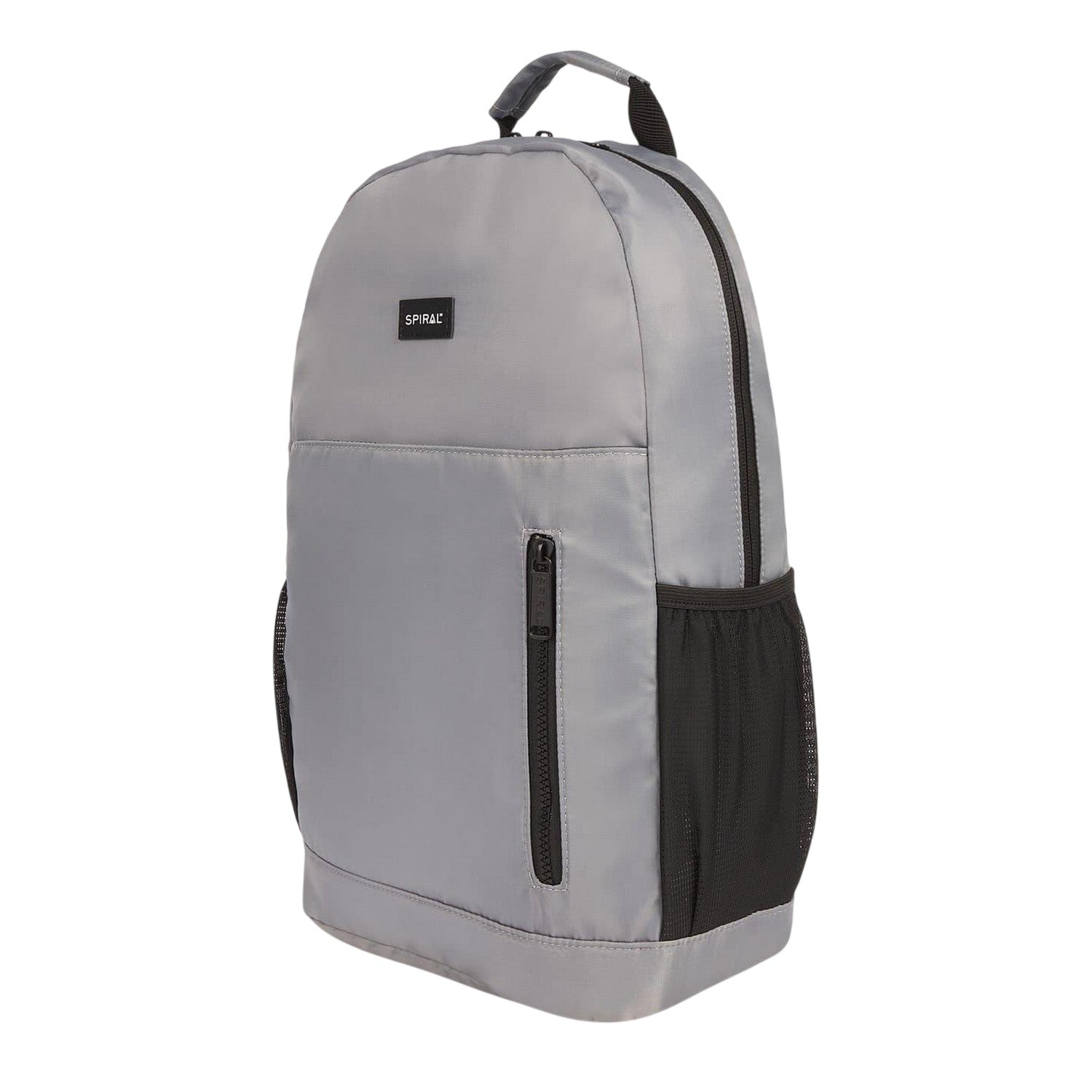 Charcoal - Side - Spiral Ridge Logo Backpack