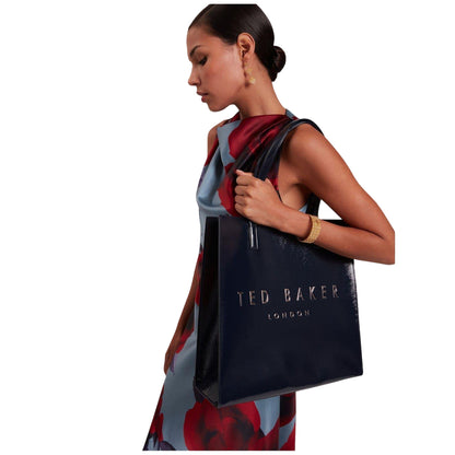 Navy - Lifestyle - Ted Baker Camryyn Logo Tote Bag