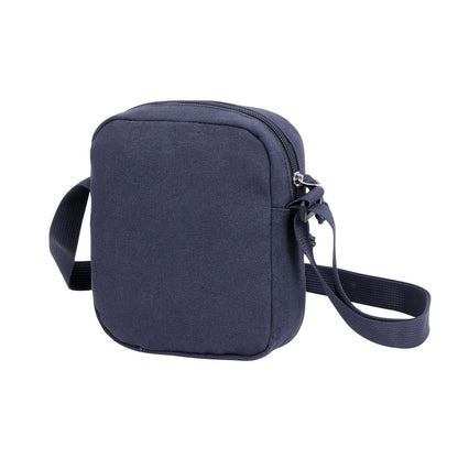 Navy-Grey - Back - SoulCal Mini Cotton Crossbody Bag
