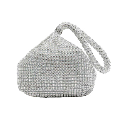 Silver - Front - Where´s That From Diamante Clutch Bag
