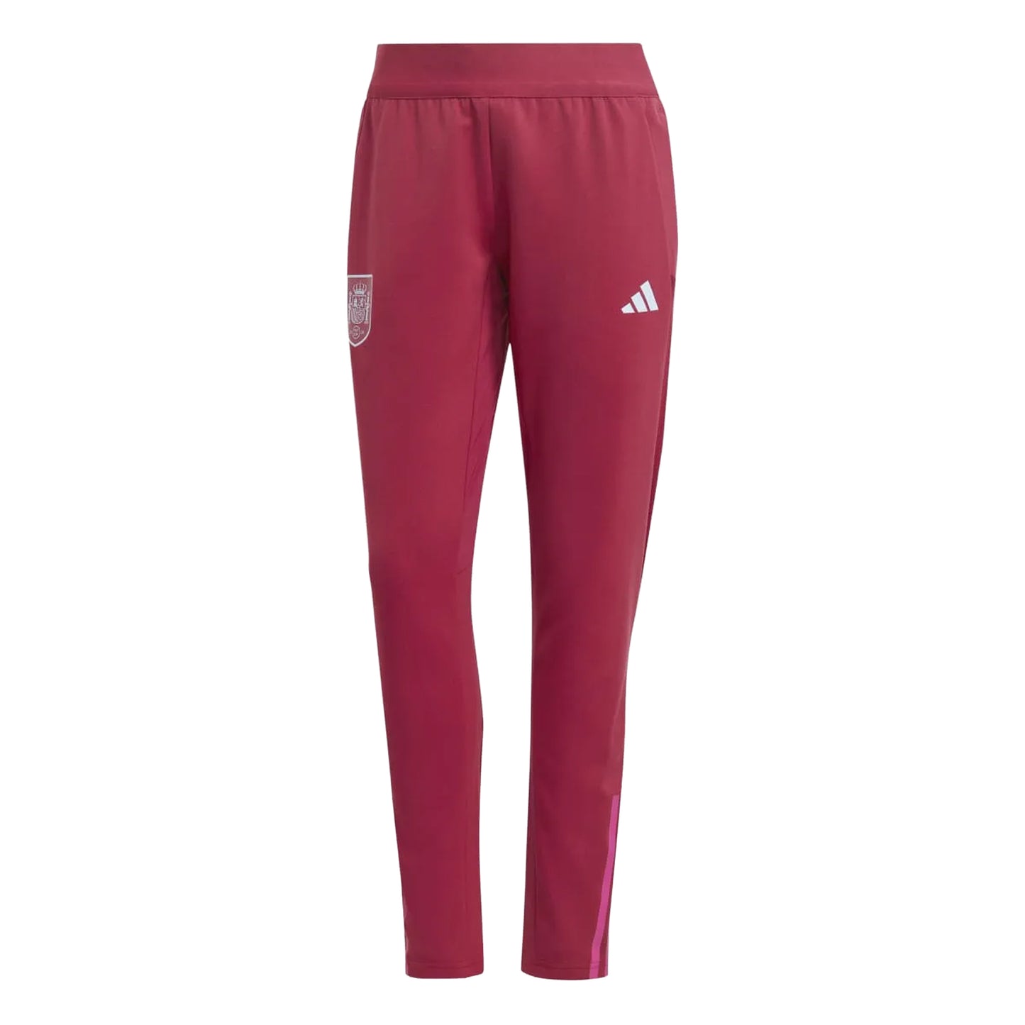 Red - Front - Adidas Womens-Ladies Spain Tiro 23 Training Tracksuit Bottoms