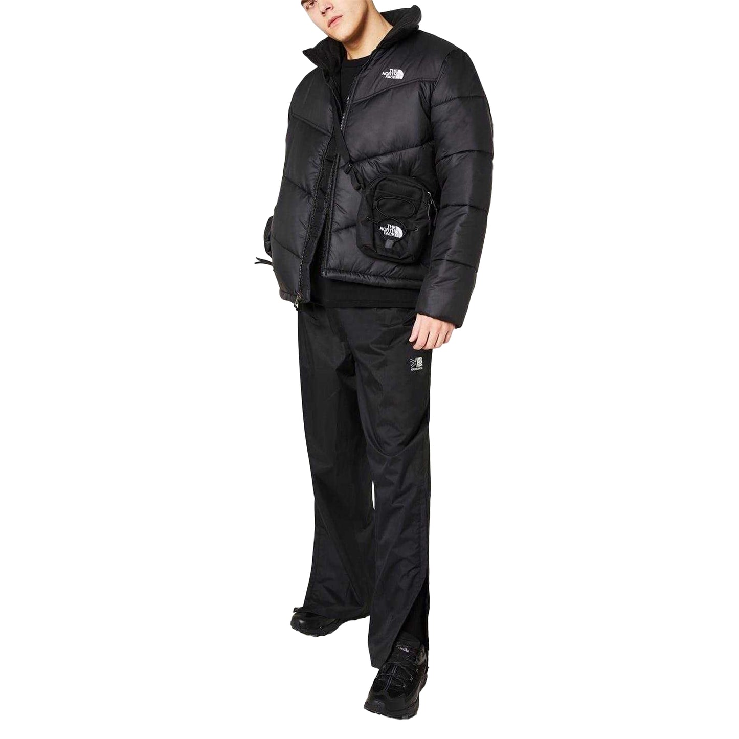Black - Side - The North Face Everyday Crossbody Bag